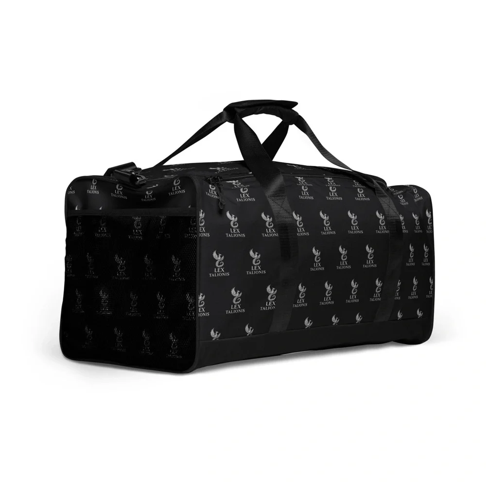 LEX Black Duffel Bag